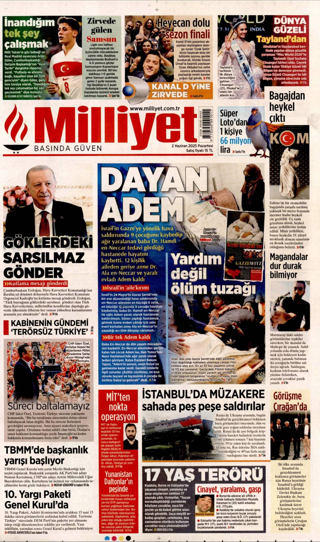 Af Bayrama Yetişir mi? 27 Bin Mahkümun gözü mecliste: 2 Haziran 2025 gazete manşetleri 9