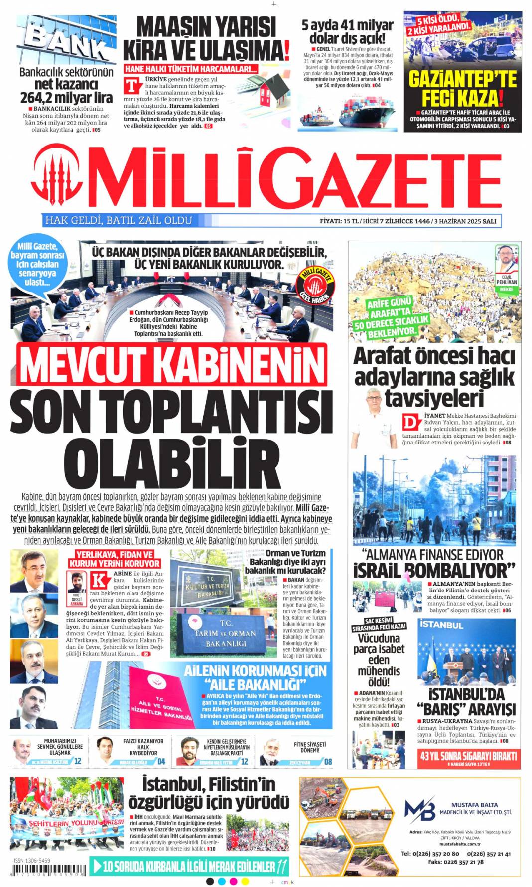 Ege'nin incesi pisliğe boğuldu, İzmir rezaleti: 03 Haziran 2025 Salı gazete manşetleri 14