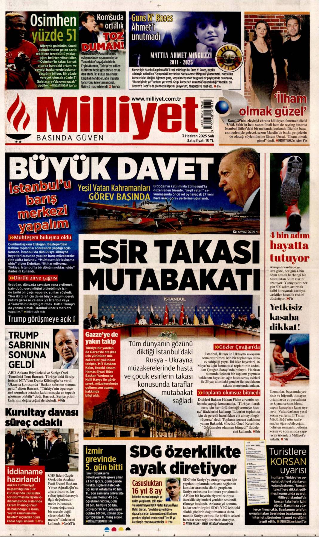 Ege'nin incesi pisliğe boğuldu, İzmir rezaleti: 03 Haziran 2025 Salı gazete manşetleri 6