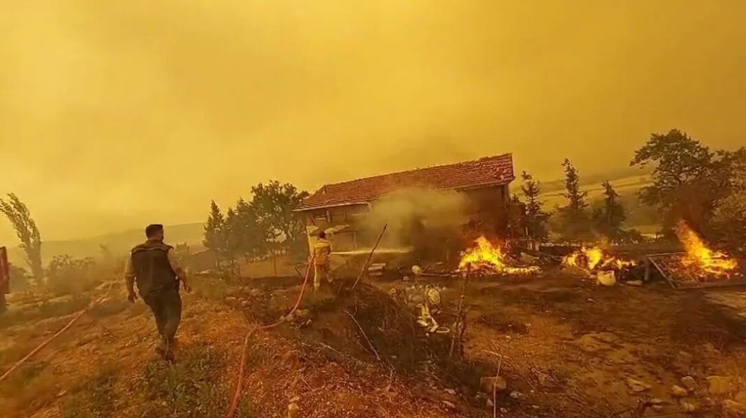 Bilecik'te köyler cayır cayır yanıyor: Yangın Sakarya'dan sonra hızla yayılarak Bilecik'e sıçradı 12