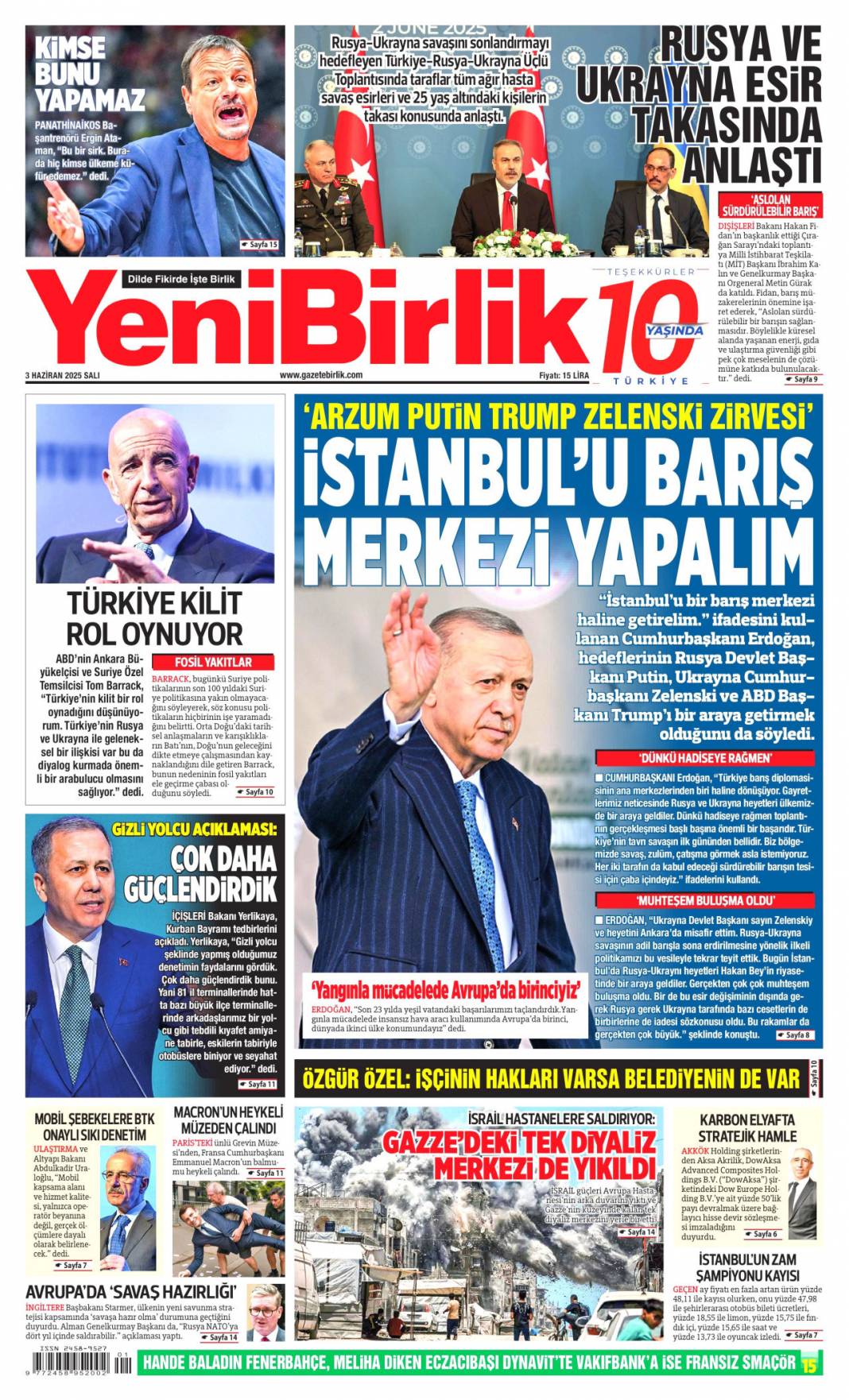Ege'nin incesi pisliğe boğuldu, İzmir rezaleti: 03 Haziran 2025 Salı gazete manşetleri 16