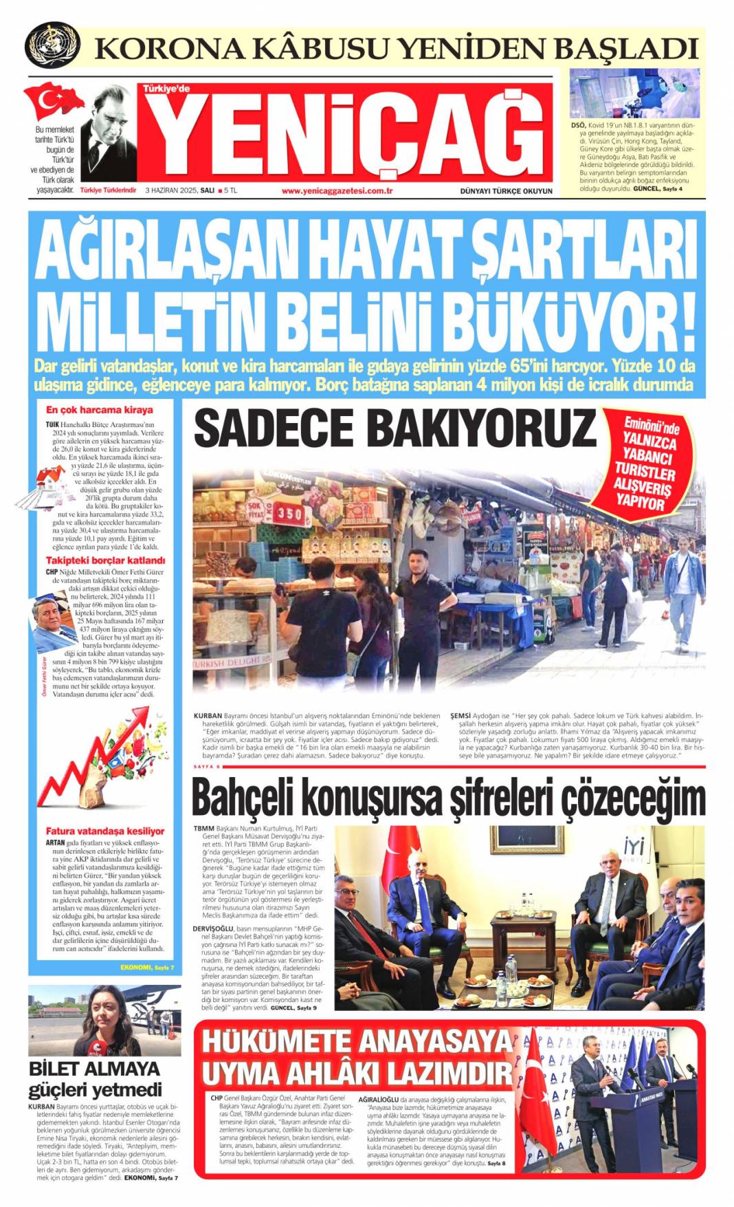 Ege'nin incesi pisliğe boğuldu, İzmir rezaleti: 03 Haziran 2025 Salı gazete manşetleri 17