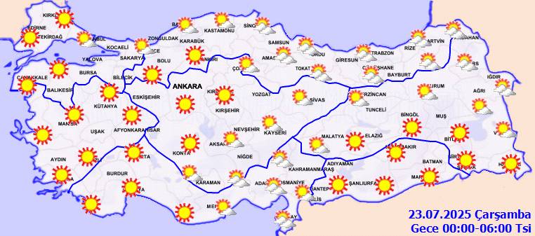 Meteoroloji açıkladı: Aşırı sıcaklıklar ne kadar sürecek, Bugün hava nasıl, Salı günü hava nasıl olacak? 3