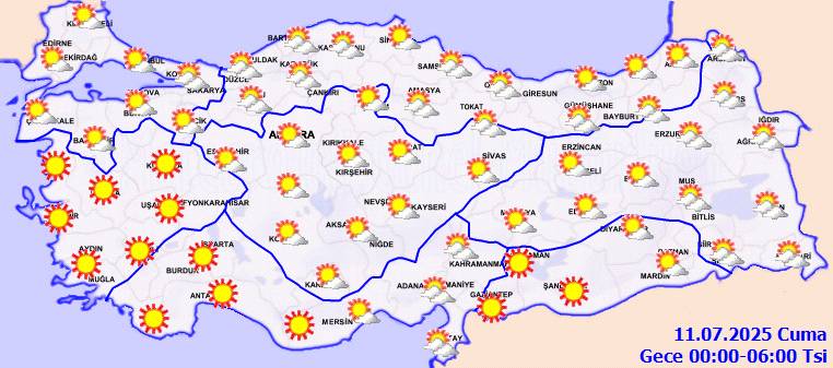 Meteoroloji uyardı: O bölgeler kavrulmaya devam edecek! Bugün hava nasıl olacak, Perşembe günü hava nasıl? 3