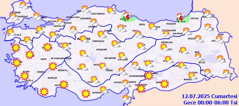 Meteoroloji açıkladı: Sıcaklıklar o bölgelerde devam edecek! Bugün hava nasıl, Cuma günü hava nasıl olacak? 2