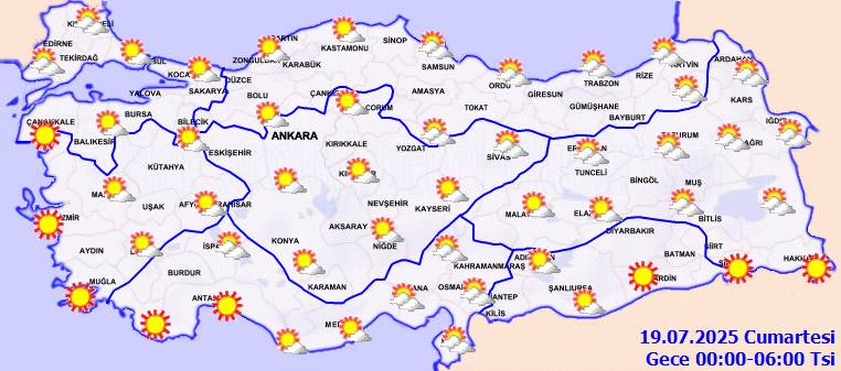 Meteoroloji açıkladı: Bazı bölgelerde sıcaklıklar düşecek, bazı bölgelerde artacak! Bugün hava nasıl, Cuma günü hava nasıl olacak? 3