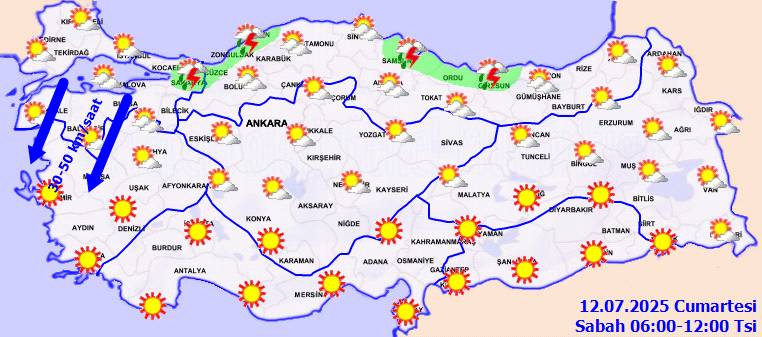 Meteoroloji uyardı: Hafta sonu o bölgelere sağanak yağış geliyor! Bugün hava nasıl, Cumartesi hava nasıl olacak? 4