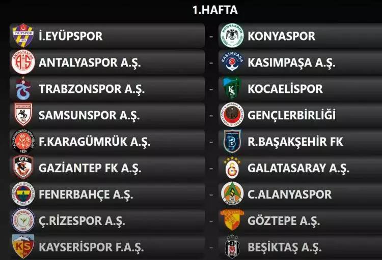 2025-2026 futbol sezonu için Süper Lig fikstürü çekildi: İşte ilk hafta maçları ve derbi haftaları... 5
