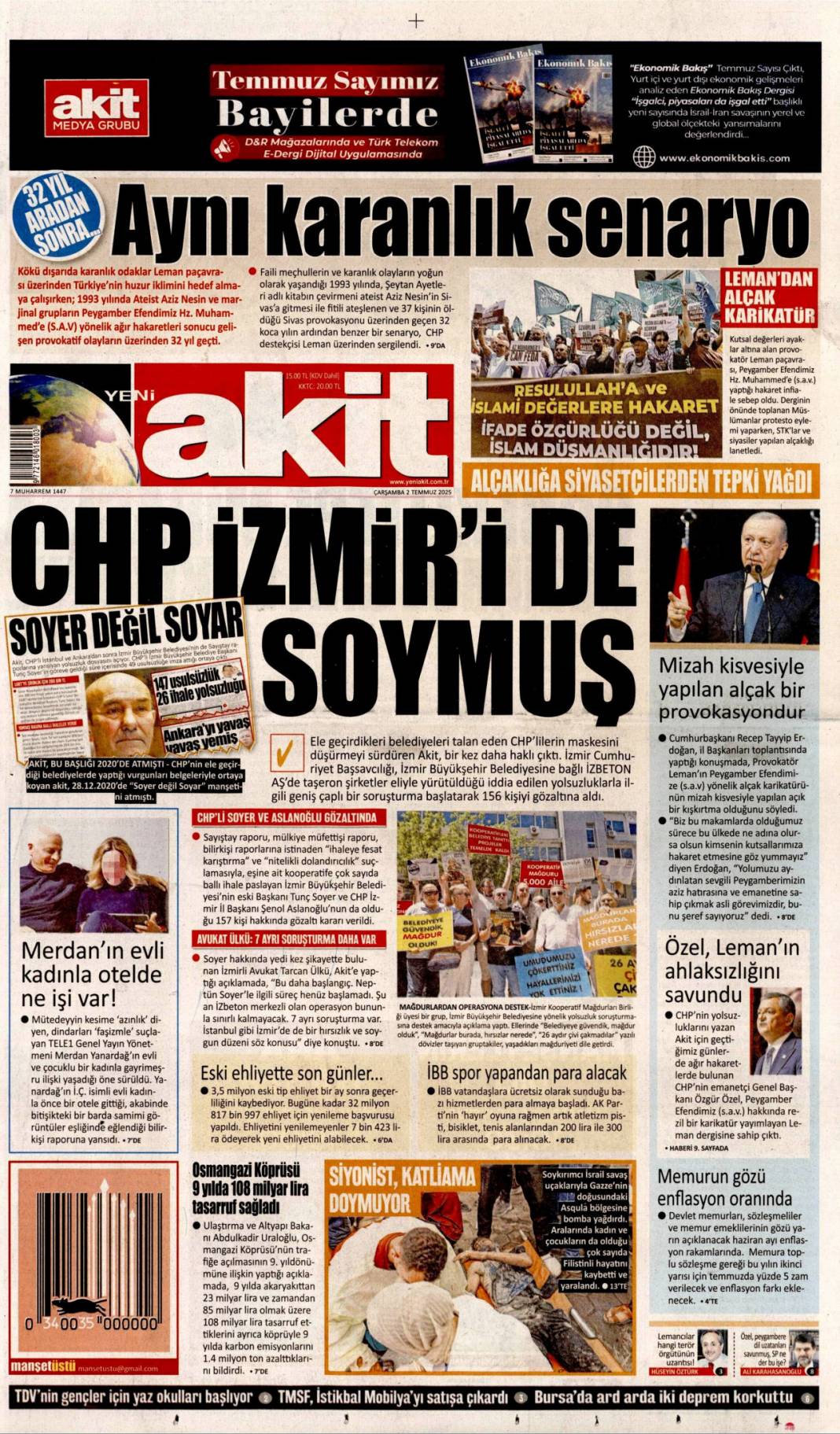 Bir devir kapanıyor! İlk silah bırakma on gün içinde: 2 Temmuz gazete manşetleri 10