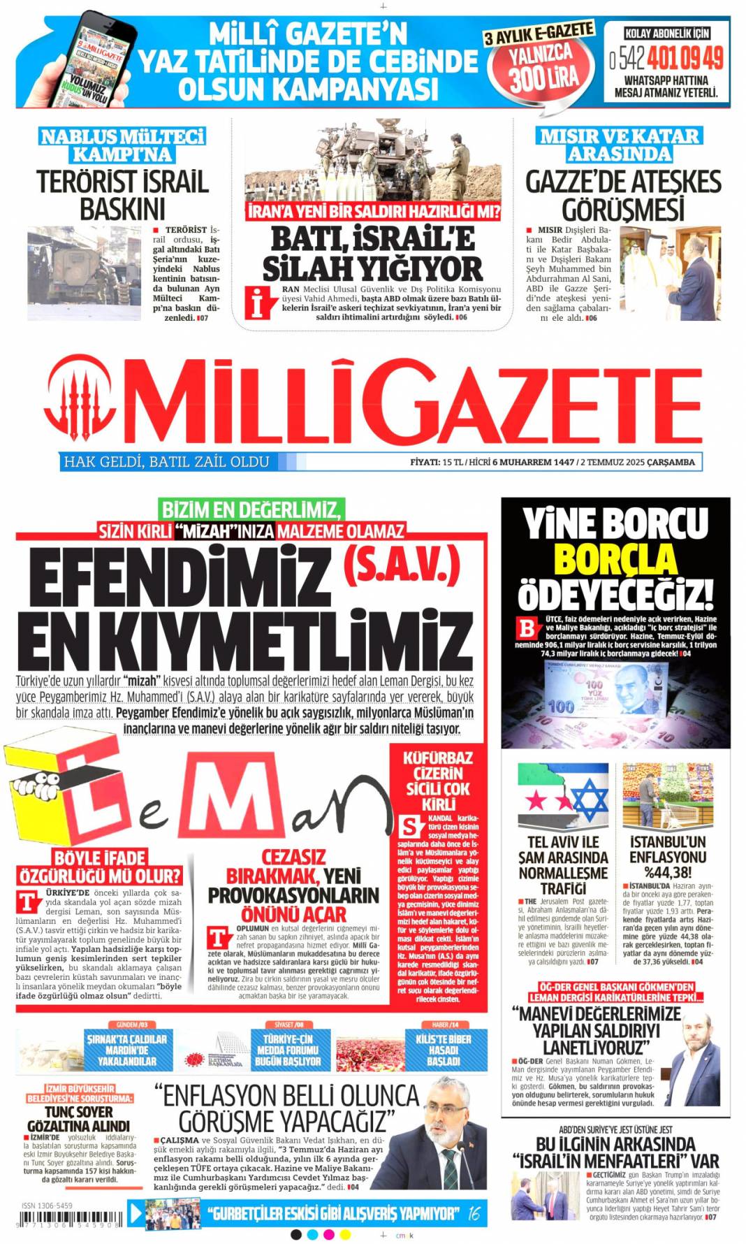 Bir devir kapanıyor! İlk silah bırakma on gün içinde: 2 Temmuz gazete manşetleri 11