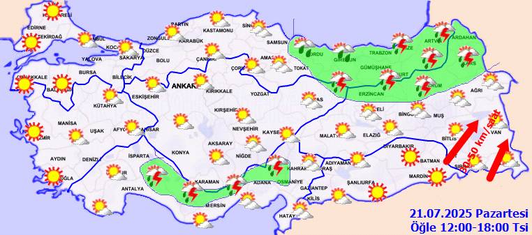 Meteoroloji alarm verdi: Afrika'dan kavurucu sıcaklar geliyor! O bölgeler yanıp kavrulacak: Bugün hava nasıl, Pazartesi hava nasıl olacak? 8