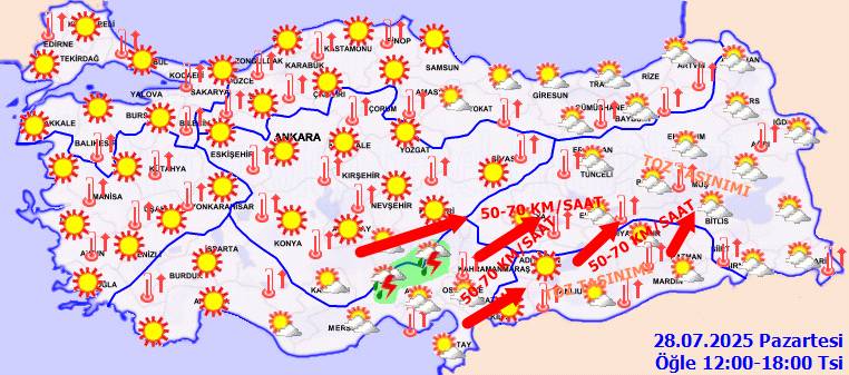 Meteoroloji sıcaklıklar daha da artacak: Bugün hava nasıl, Pazartesi hava nasıl olacak? 7