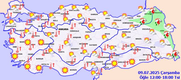 Bu sıcaklıklar asfalt yakacak: Çarşamba günü hava nasıl, bugün hava nasıl olacak? 6