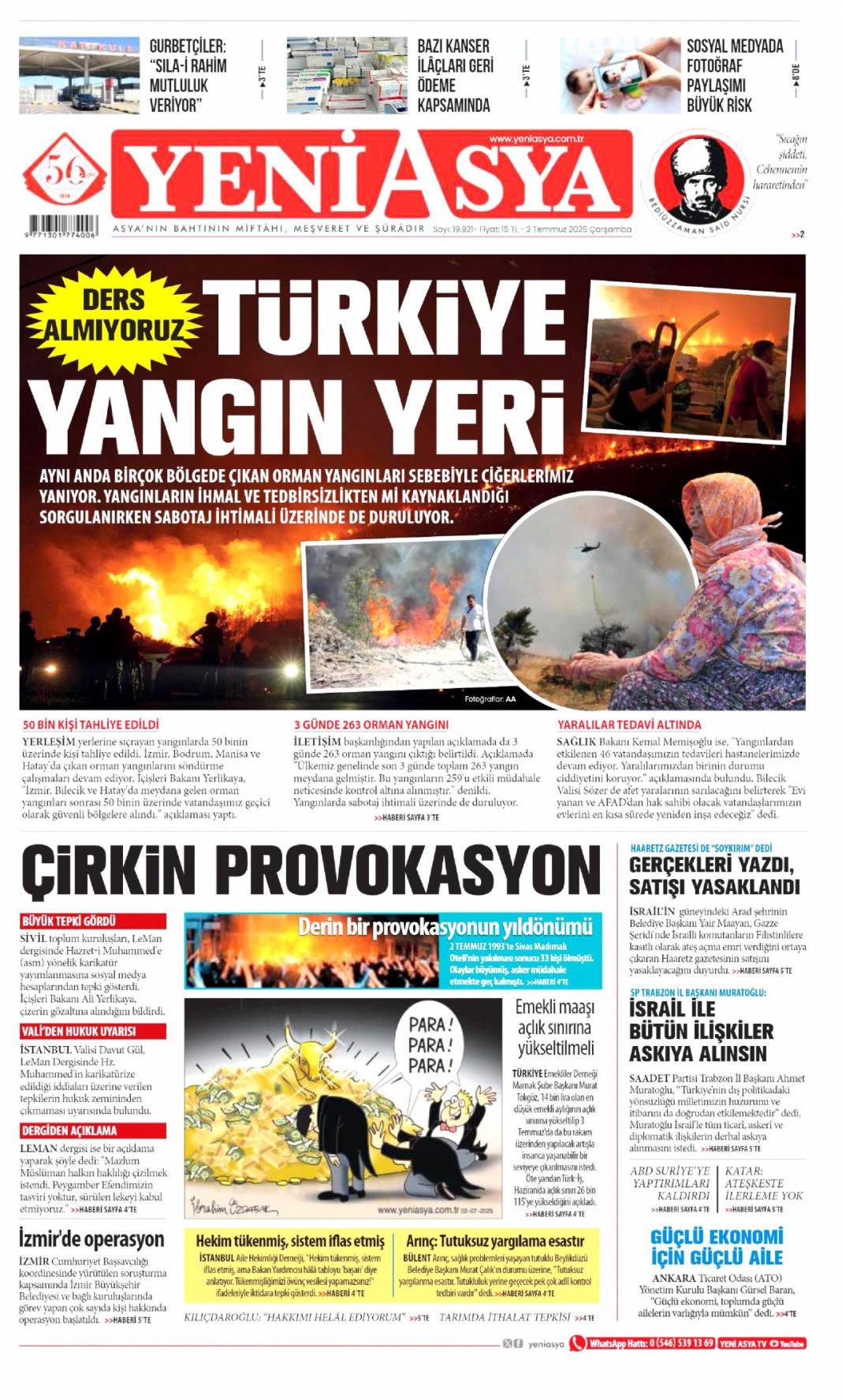 Bir devir kapanıyor! İlk silah bırakma on gün içinde: 2 Temmuz gazete manşetleri 14