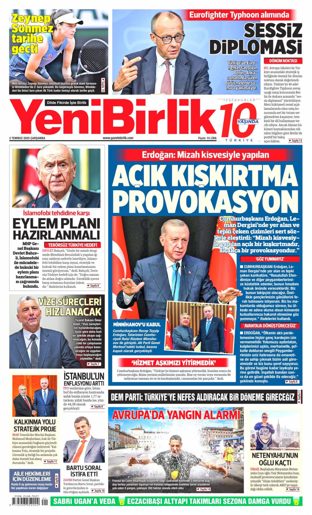 Bir devir kapanıyor! İlk silah bırakma on gün içinde: 2 Temmuz gazete manşetleri 17