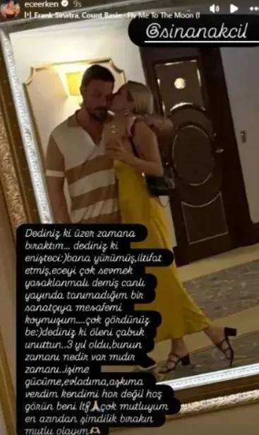Sinan Akçıl'a Ece Erken'den olay gönderme: O mesaj sosyal medyayı salladı! 10