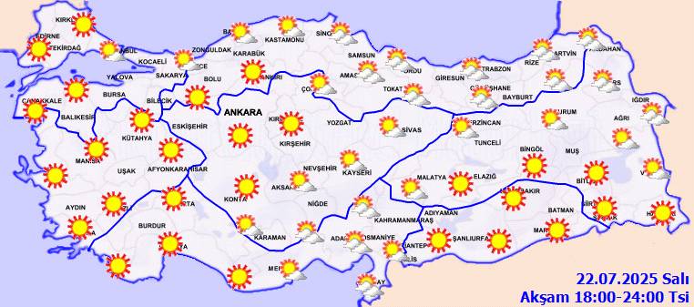 Meteoroloji açıkladı: Aşırı sıcaklıklar ne kadar sürecek, Bugün hava nasıl, Salı günü hava nasıl olacak? 9