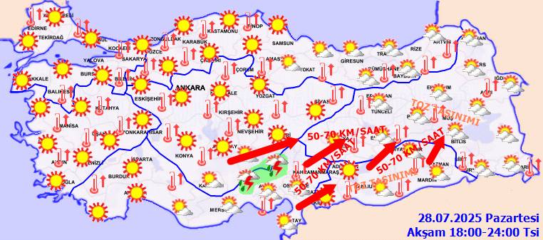 Meteoroloji sıcaklıklar daha da artacak: Bugün hava nasıl, Pazartesi hava nasıl olacak? 9