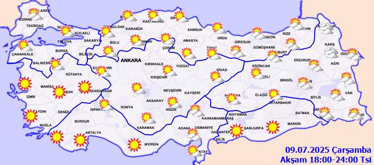 Bu sıcaklıklar asfalt yakacak: Çarşamba günü hava nasıl, bugün hava nasıl olacak? 7