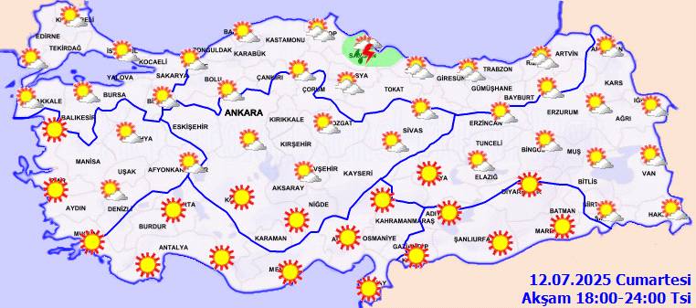 Meteoroloji uyardı: Hafta sonu o bölgelere sağanak yağış geliyor! Bugün hava nasıl, Cumartesi hava nasıl olacak? 6