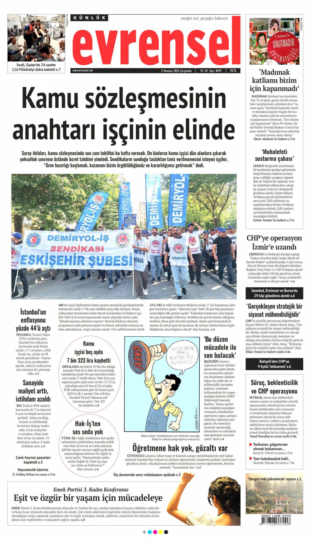 Bir devir kapanıyor! İlk silah bırakma on gün içinde: 2 Temmuz gazete manşetleri 19
