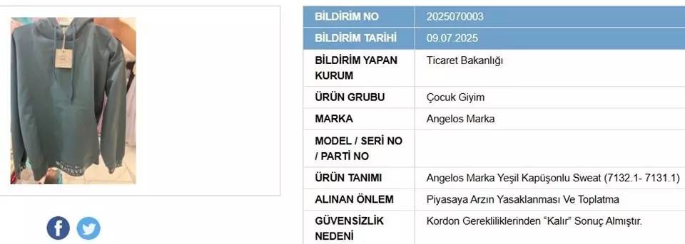 Bakanlık piyasadan tek tek toplatıyor: Listede bu kez tehlike saçan ünlü markalar var! 5