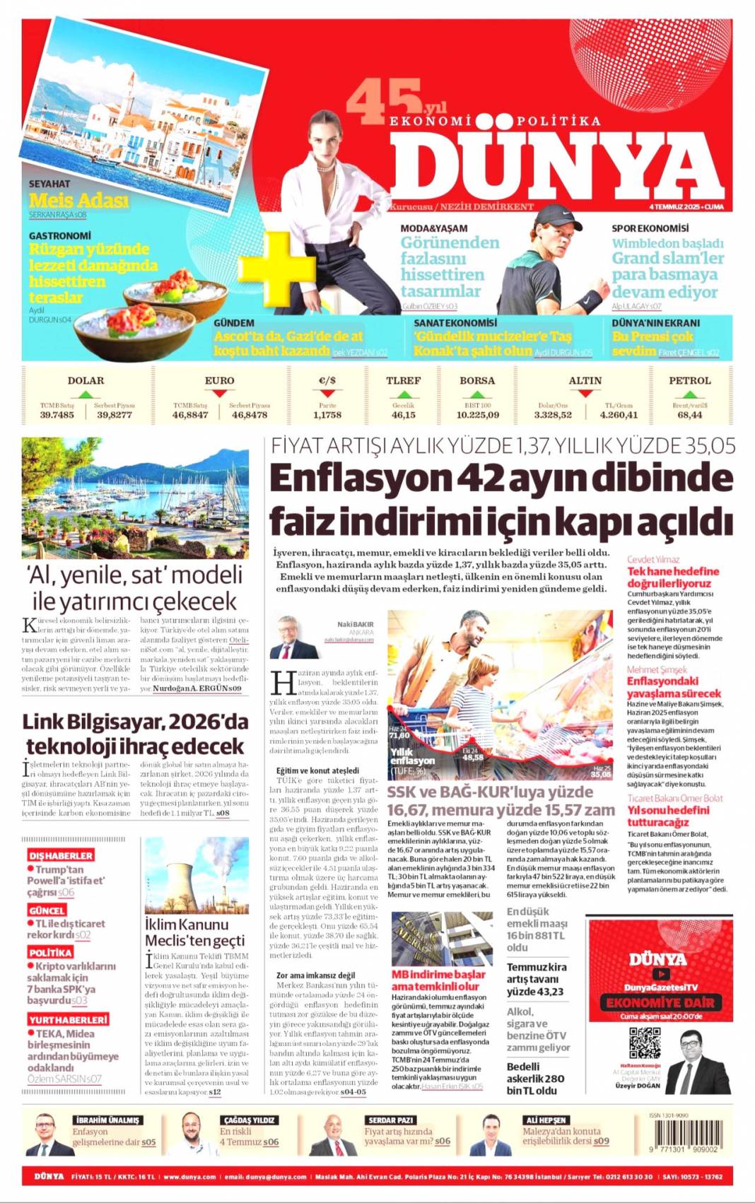 Beni CHP'liler yaktı! Tek sorumlu kumpasçı CHP'liler: 4 Temmuz gazete manşetleri 22