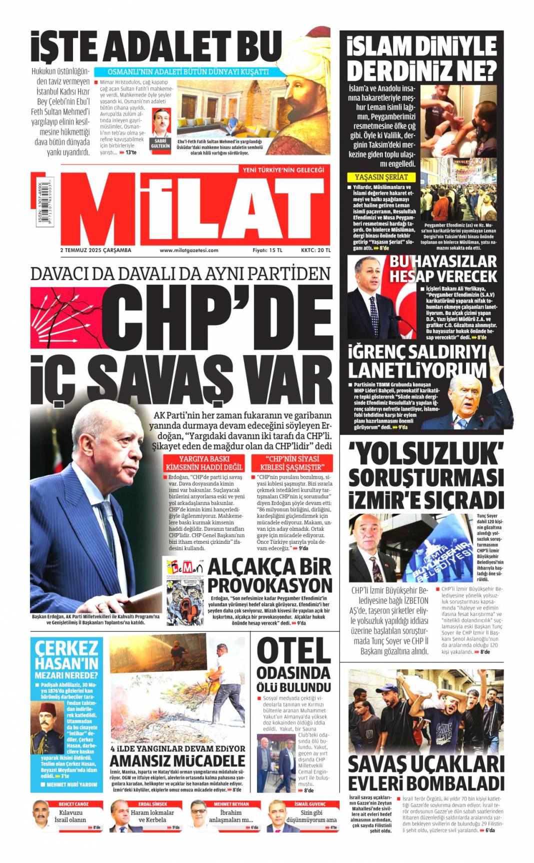 Bir devir kapanıyor! İlk silah bırakma on gün içinde: 2 Temmuz gazete manşetleri 22