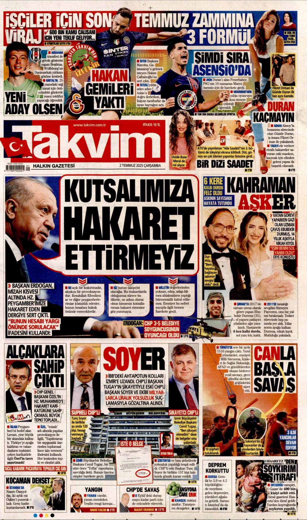Bir devir kapanıyor! İlk silah bırakma on gün içinde: 2 Temmuz gazete manşetleri 23