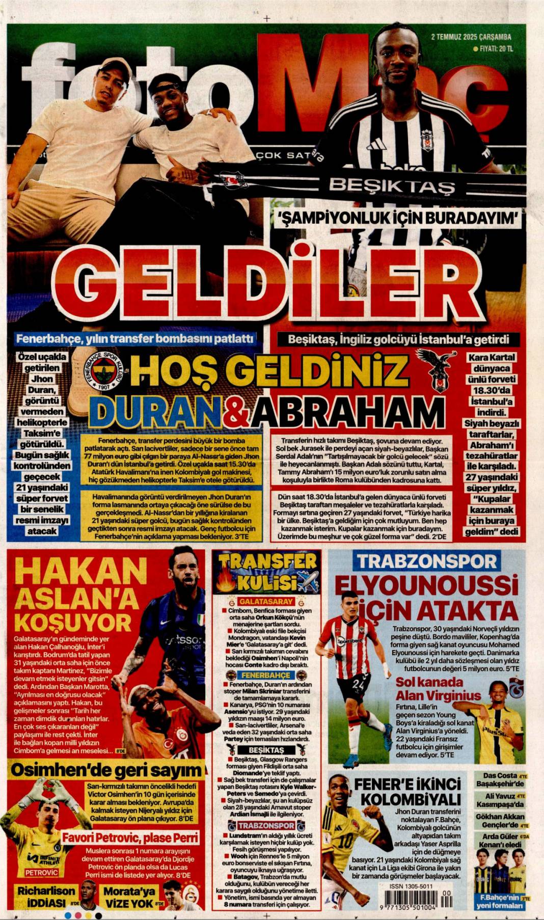 Bir devir kapanıyor! İlk silah bırakma on gün içinde: 2 Temmuz gazete manşetleri 25