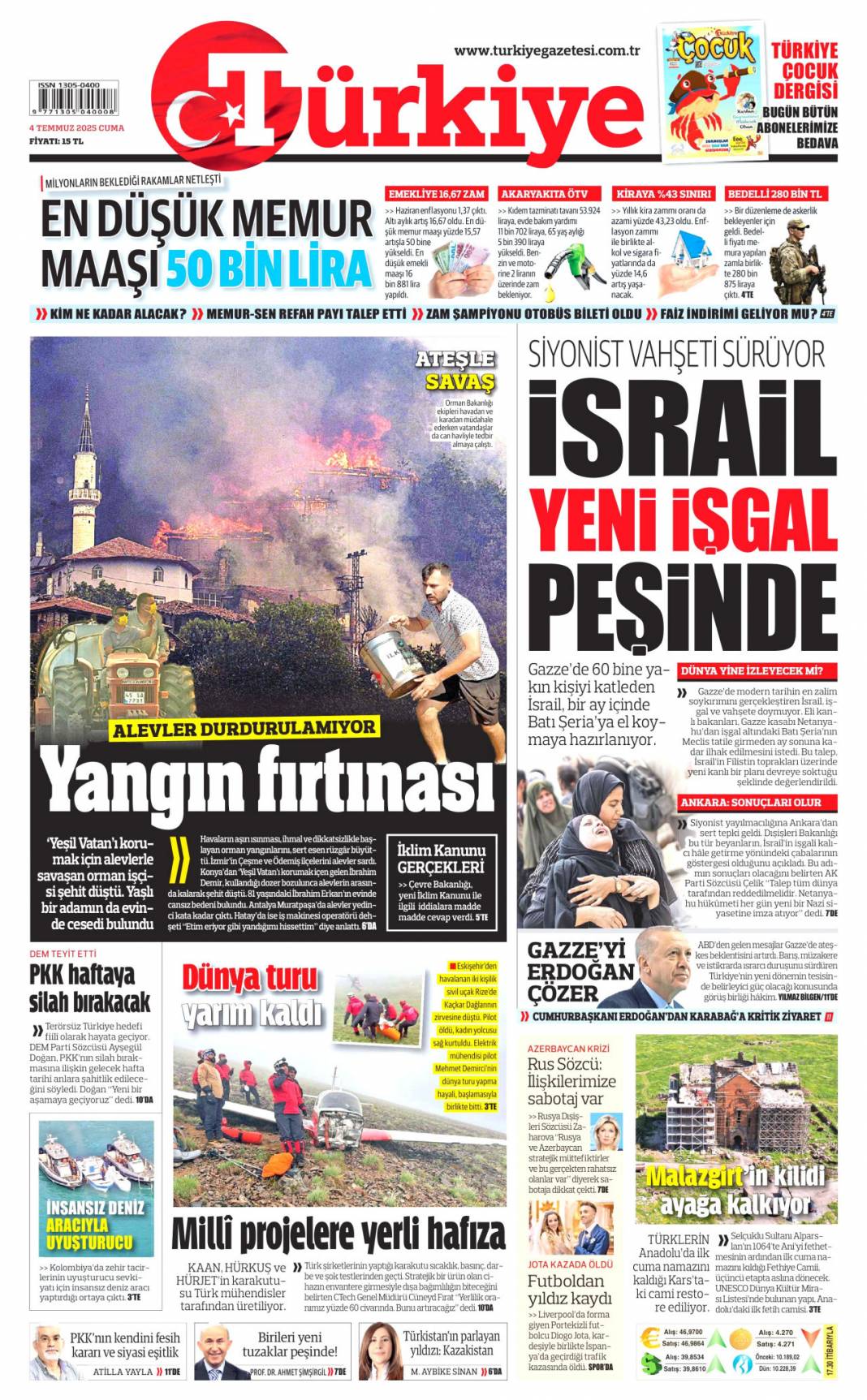 Beni CHP'liler yaktı! Tek sorumlu kumpasçı CHP'liler: 4 Temmuz gazete manşetleri 7