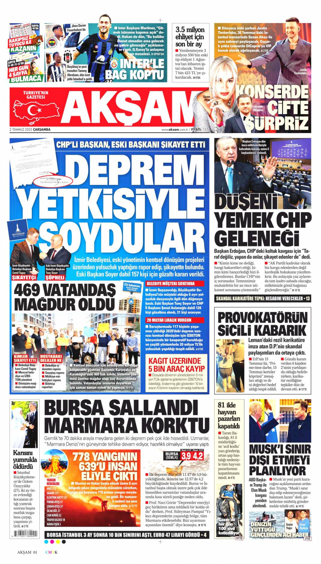 Bir devir kapanıyor! İlk silah bırakma on gün içinde: 2 Temmuz gazete manşetleri 7