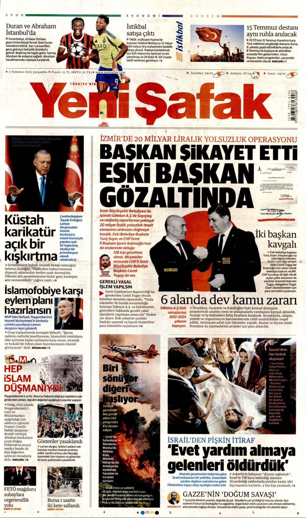 Bir devir kapanıyor! İlk silah bırakma on gün içinde: 2 Temmuz gazete manşetleri 8