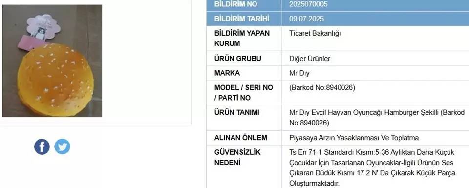 Bakanlık piyasadan tek tek toplatıyor: Listede bu kez tehlike saçan ünlü markalar var! 8
