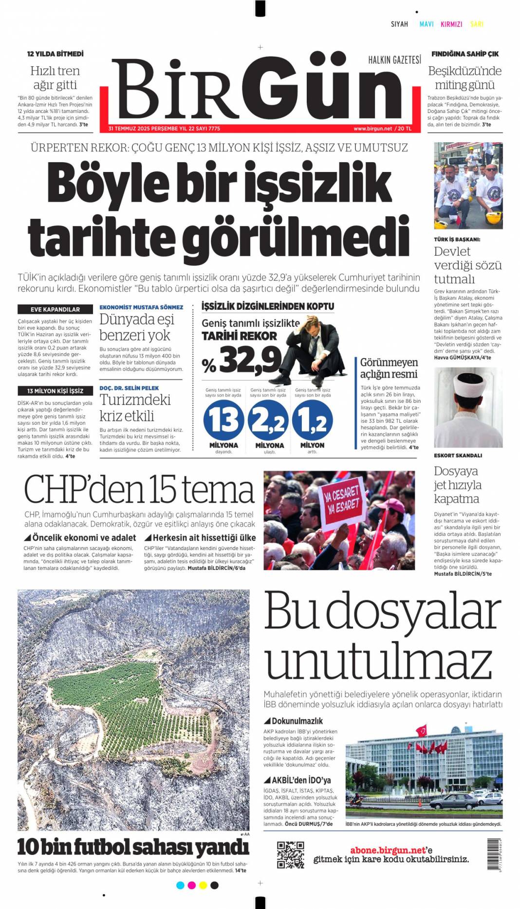 Baronun kirli defterleri açıldı: 31 Temmuz 2025 Perşembe güncel gazete manşetleri 6
