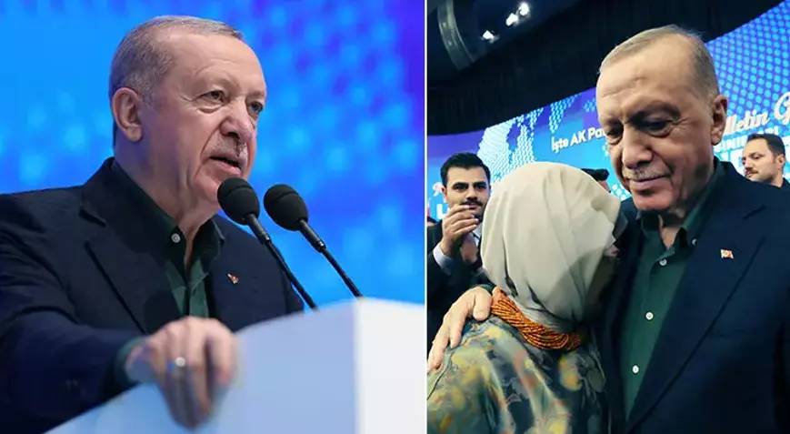 Başkan Erdoğan'ın tarihi konuşmasında tarihi anlar: Emine Erdoğan göz yaşlarına hakim olamadı 2
