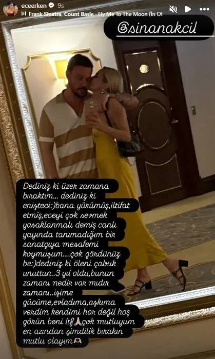 Ece Erken, Sinan Akçıl ile ilgili aşkını ilan etti: 'Bırakın mutlu olayım' 7