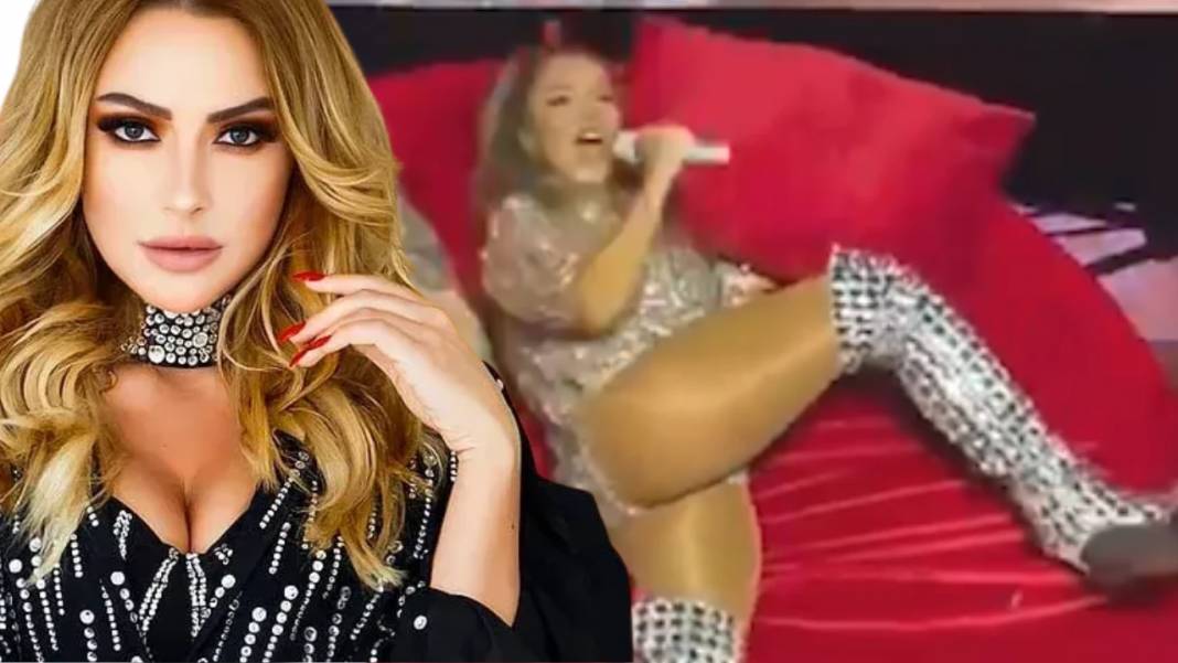 Hadise'den soluk kesen görüntüler: Sahnede duş alıp yatakta şarkı söyledi! 3