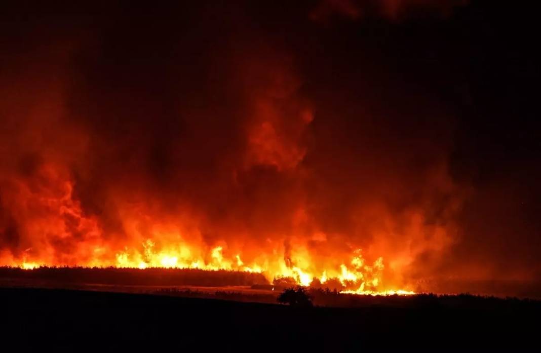 Tekirdağ ve Çanakkale'yi alevler sardı: Köyler apar topar boşaltıldı, yaralananlar var! 1