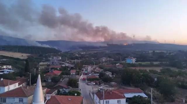 Tekirdağ ve Çanakkale'yi alevler sardı: Köyler apar topar boşaltıldı, yaralananlar var! 5