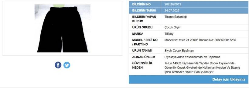 Bakanlık tek tek toplattırıyor: O, ünlü markalar listede! 6