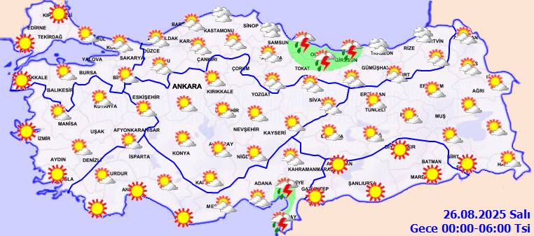 Meteoroloji uyardı: O bölgelere kuvvetli yağış geliyor! Bugün hava nasıl, Pazartesi günü hava nasıl olacak? 8