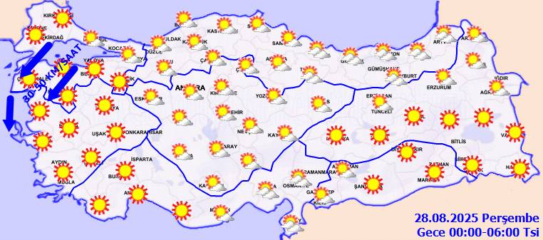 Meteoroloji uyardı: O bölgelerde kuvvetli olması bekleniyor! Bugün hava nasıl, Çarşamba günü hava nasıl olacak? 3