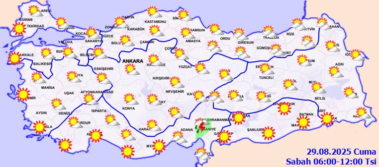 Meteoroloji açıkladı: Yağışlar o bölgelerde etkili olacak! Bugün hava nasıl, Cuma günü hava nasıl olacak? 6