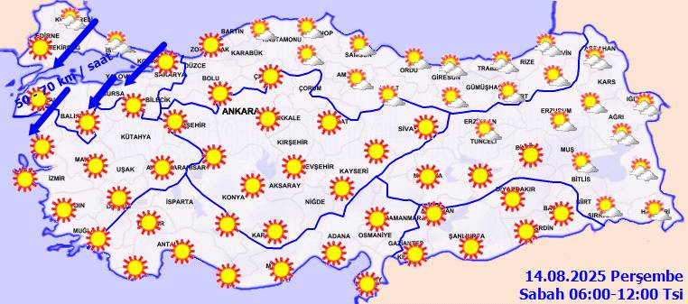 Meteoroloji o bölgeleri uyardı: Bugün hava nasıl, Perşembe günü hava nasıl olacak? 5