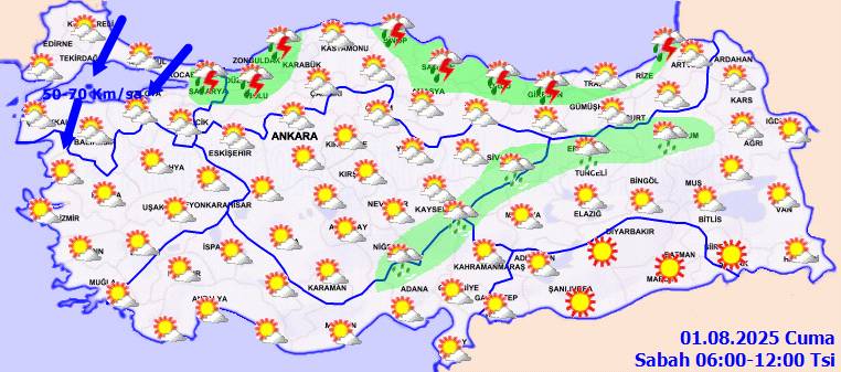 Meteoroloji açıkladı: O bölgeler serinliyor, sıcaklıklar düşüyor! Bugün hava nasıl, Cuma günü hava nasıl olacak? 8