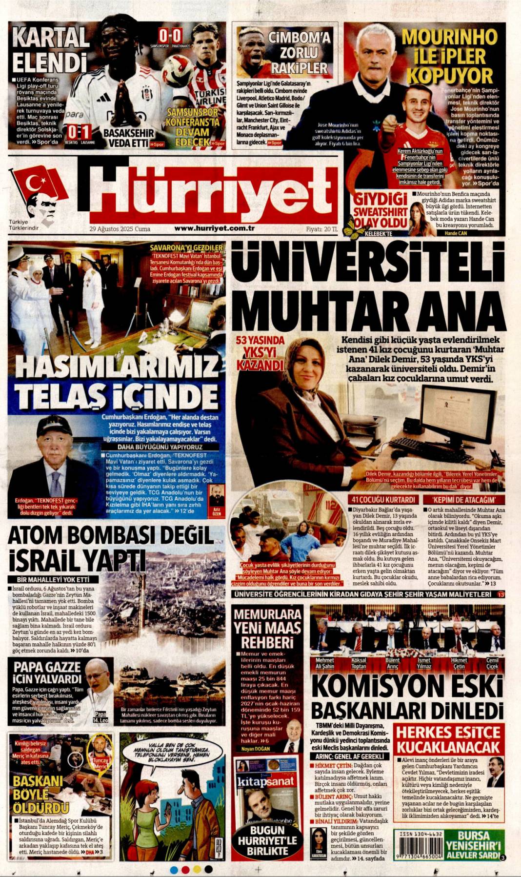 Su yok konser var! İzmirli hizmet bekliyor: 29 Ağustos 2025 gazete manşetleri 2