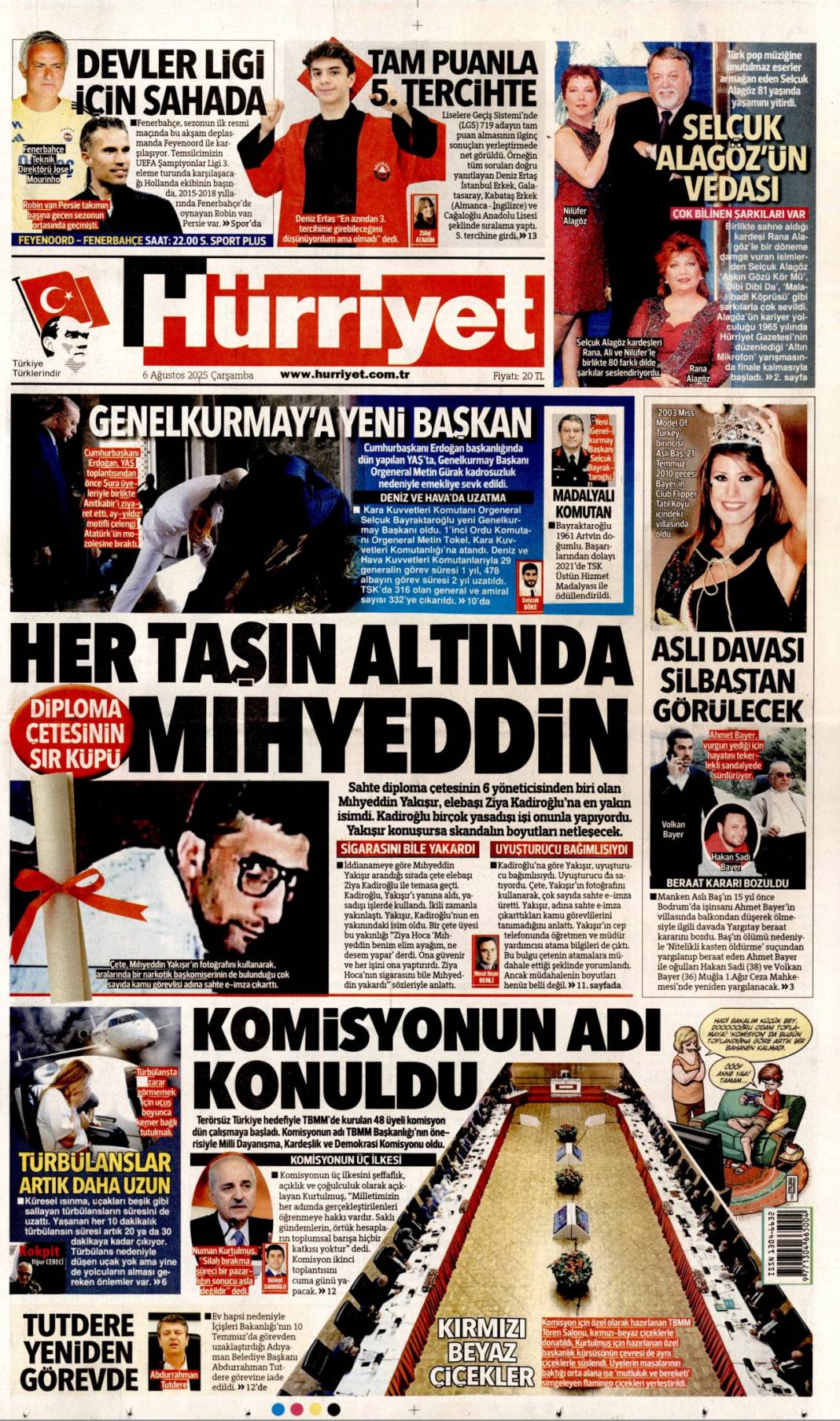 Her uçuşta 10 bin dolar! Toplanan paralar özel jetlerle Avrupa'ya taşınıyordu: 6 Ağustos gazete manşetleri 2