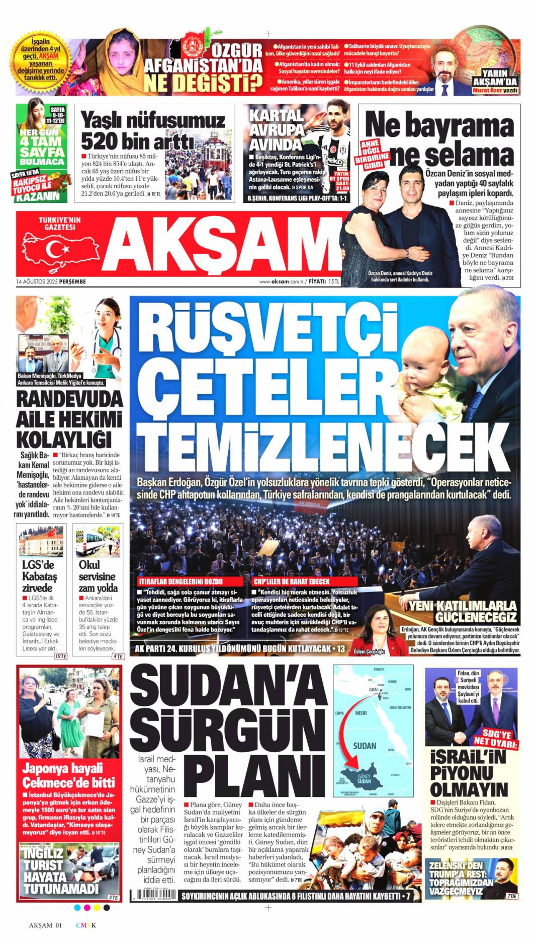 Kurnazlığı bırak YPG! Acil adım atmazlarsa operasyon an meselesi: 14 Ağustos gazete manşetleri 12