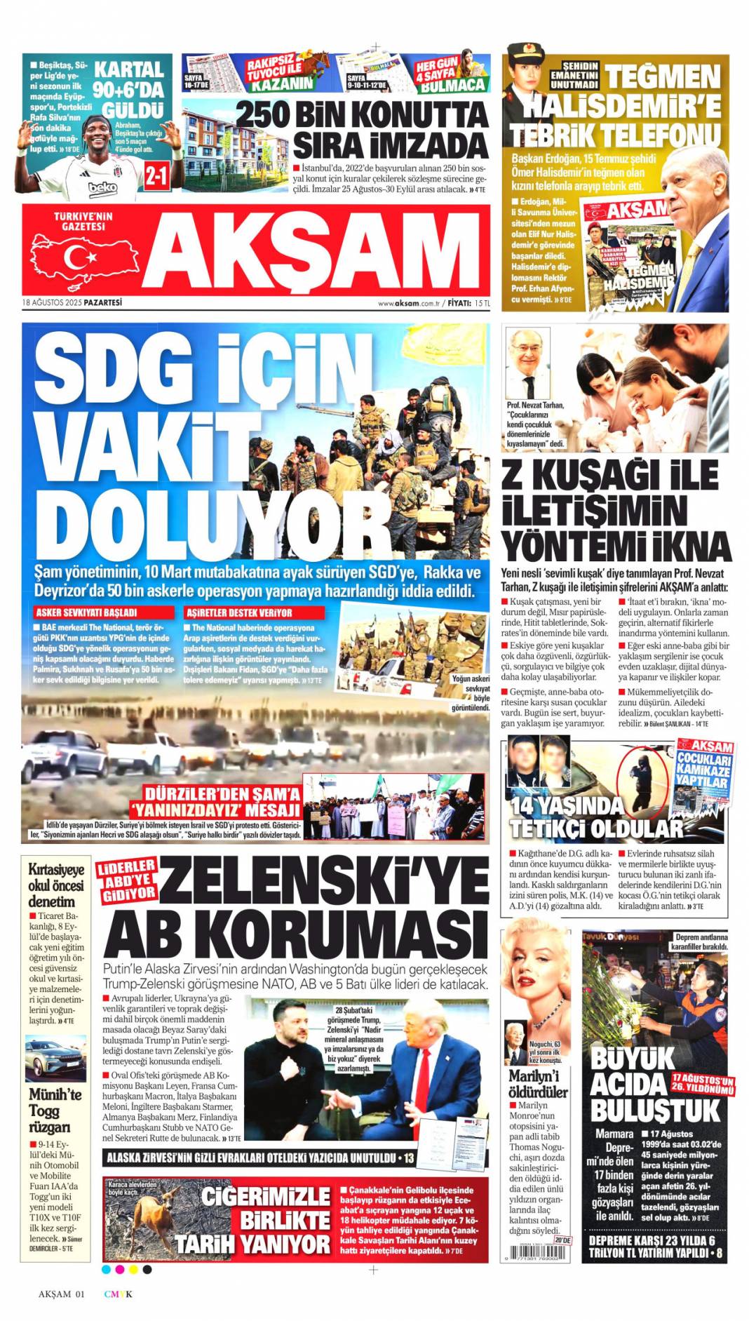 CHP'de kırmızı alrm! Özgür Özel zor durumda: 18 Ağustos 2025 gazete manşetleri 11